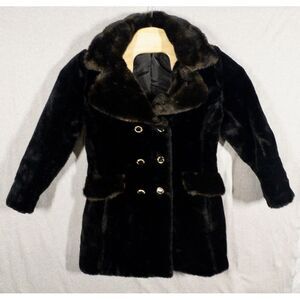 Vintage 1980's Union Tag USA Made Glenoit Donnybrook Fur Coat‎